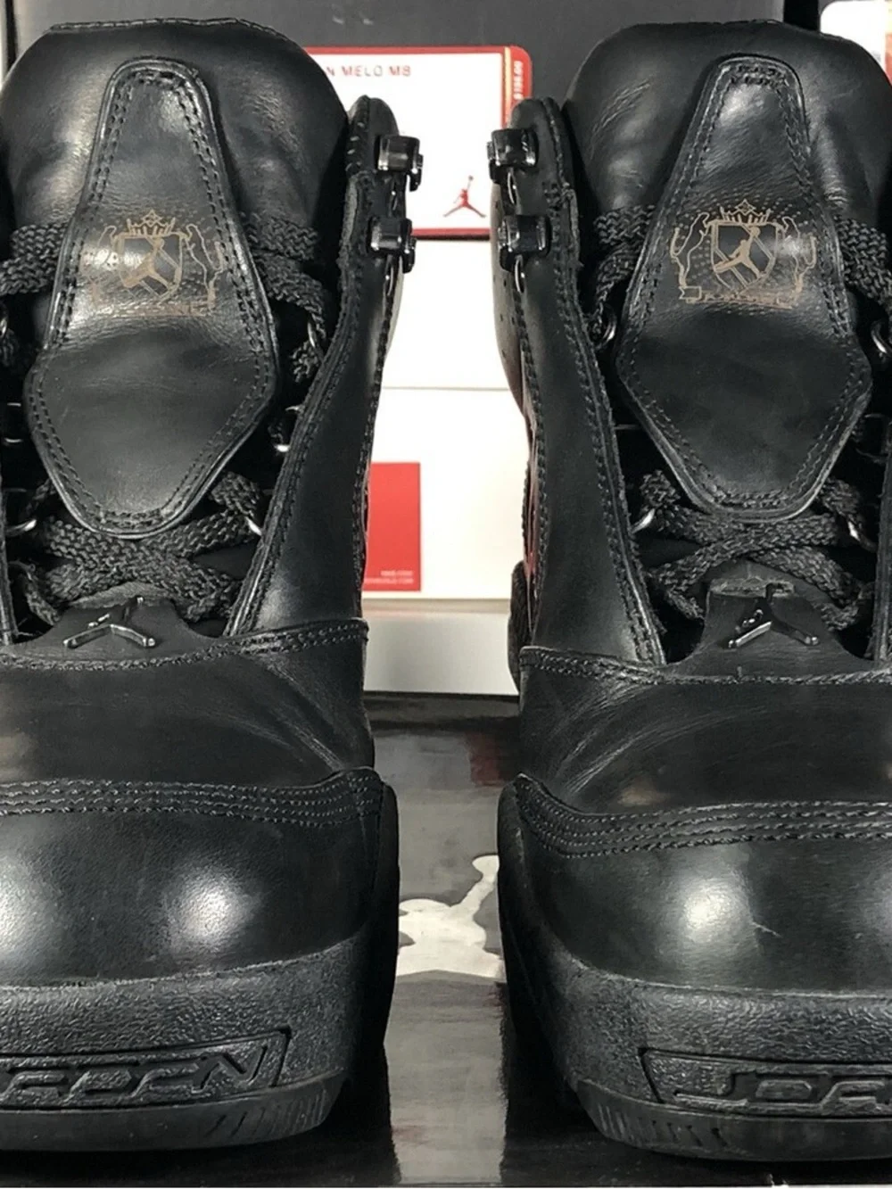 Air Jordan 410 Black High Top Kids Youth Size 3Y